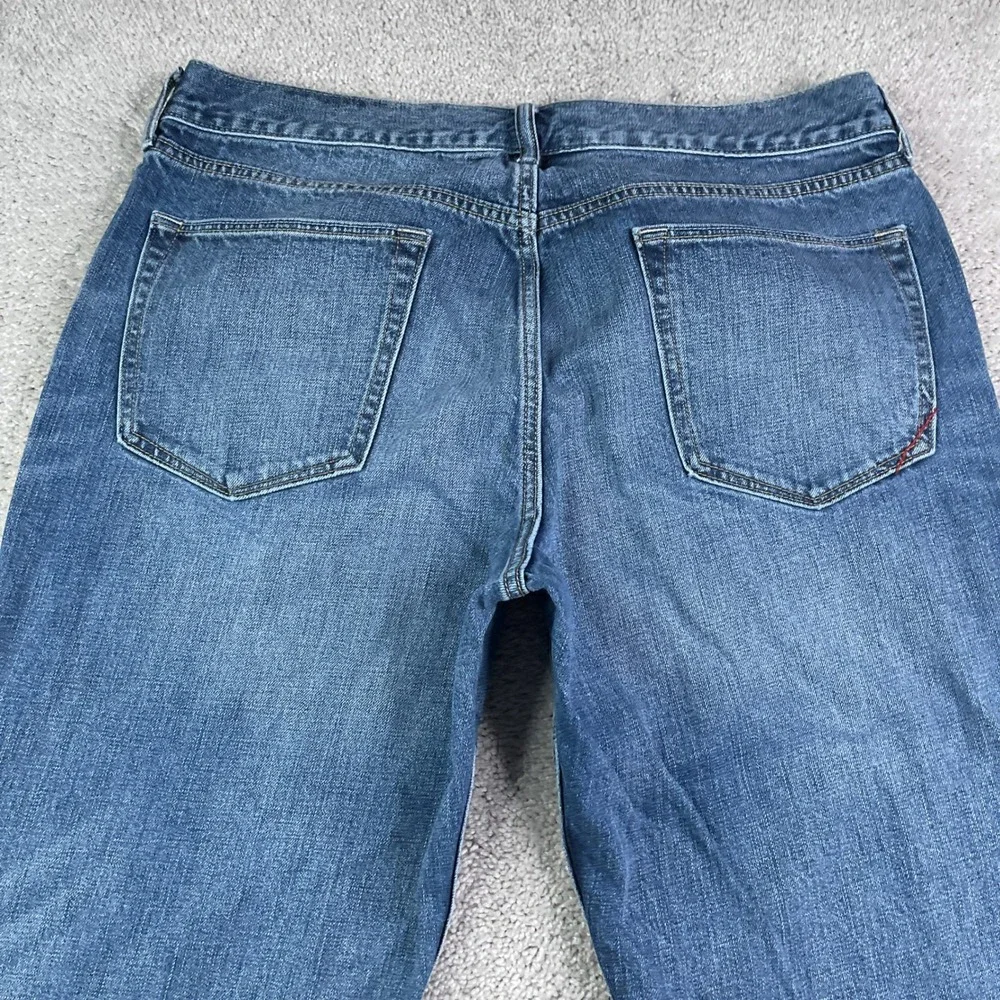 Banana Republic Jeans Mens 36x34 Blue Straight Leg Cotton Denim Casual Pants